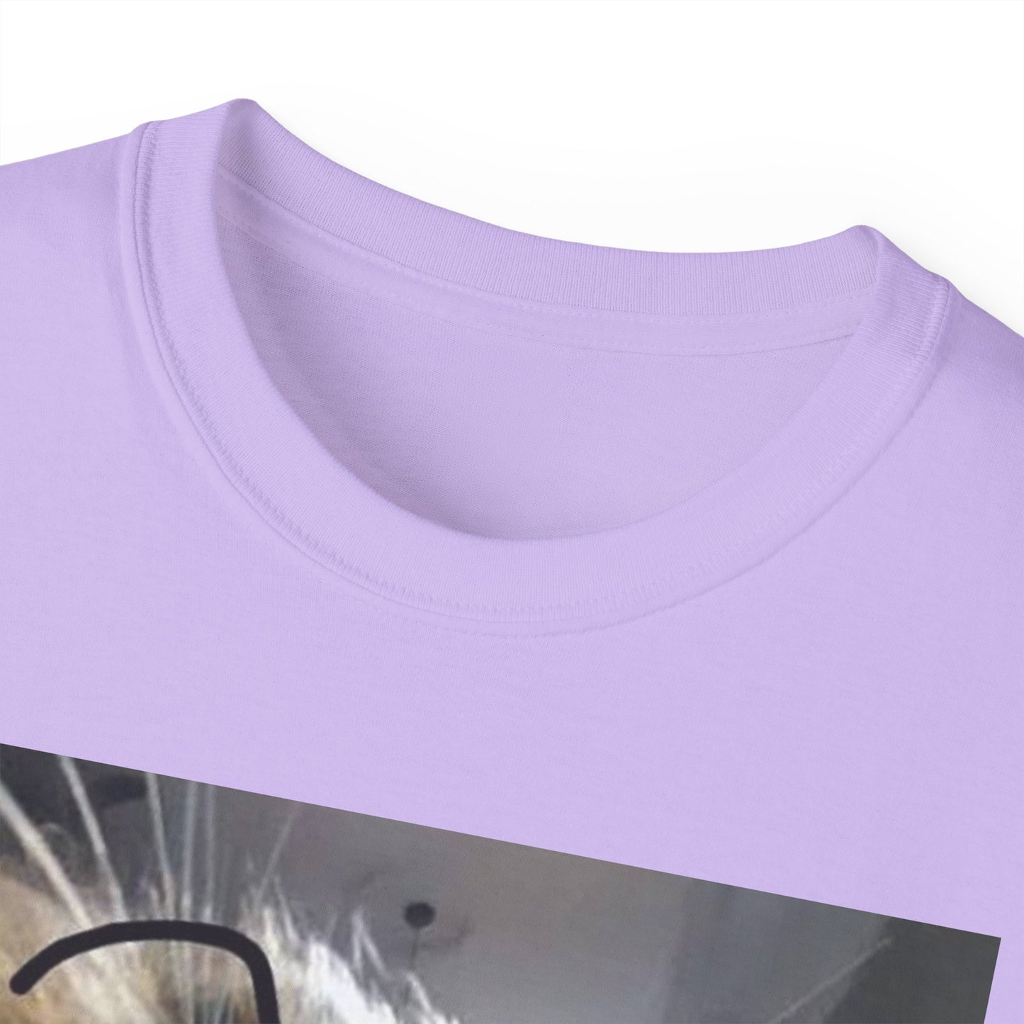 Cat Photo Tee — Close-Up Calico Cat Portrait T-Shirt