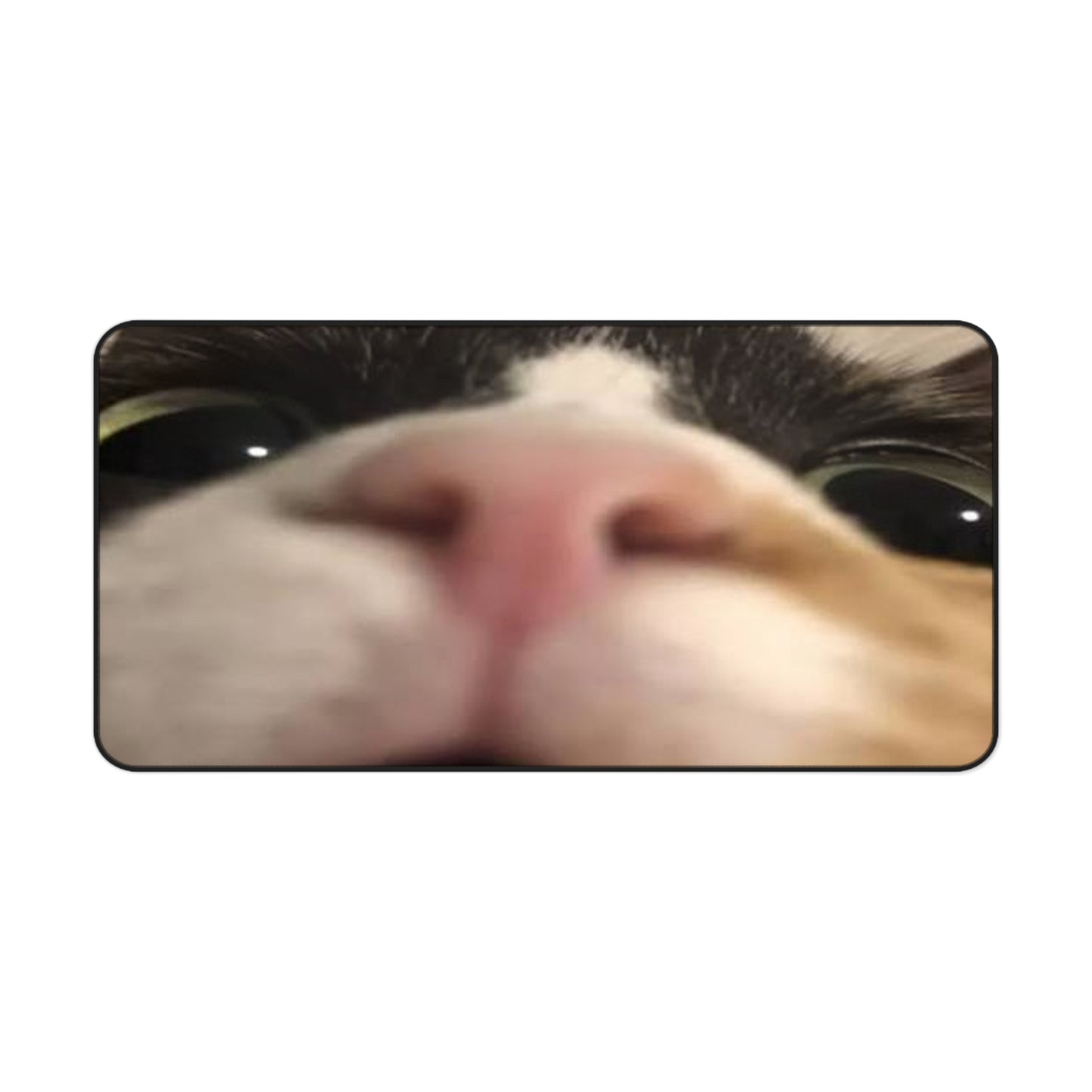Cat Nose Desk Mat – Cute Close-Up Cat Face Mouse Pad