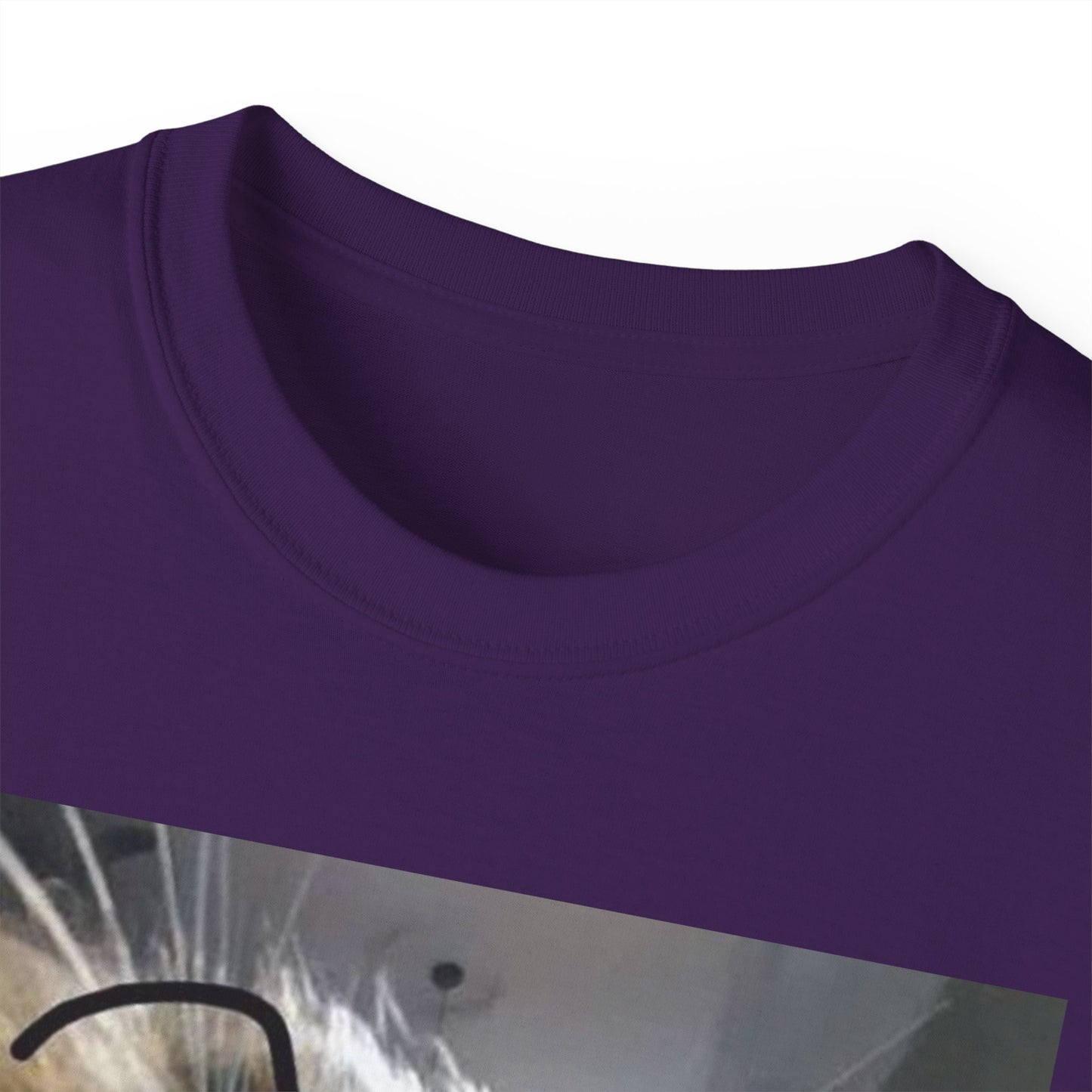 Cat Photo Tee — Close-Up Calico Cat Portrait T-Shirt