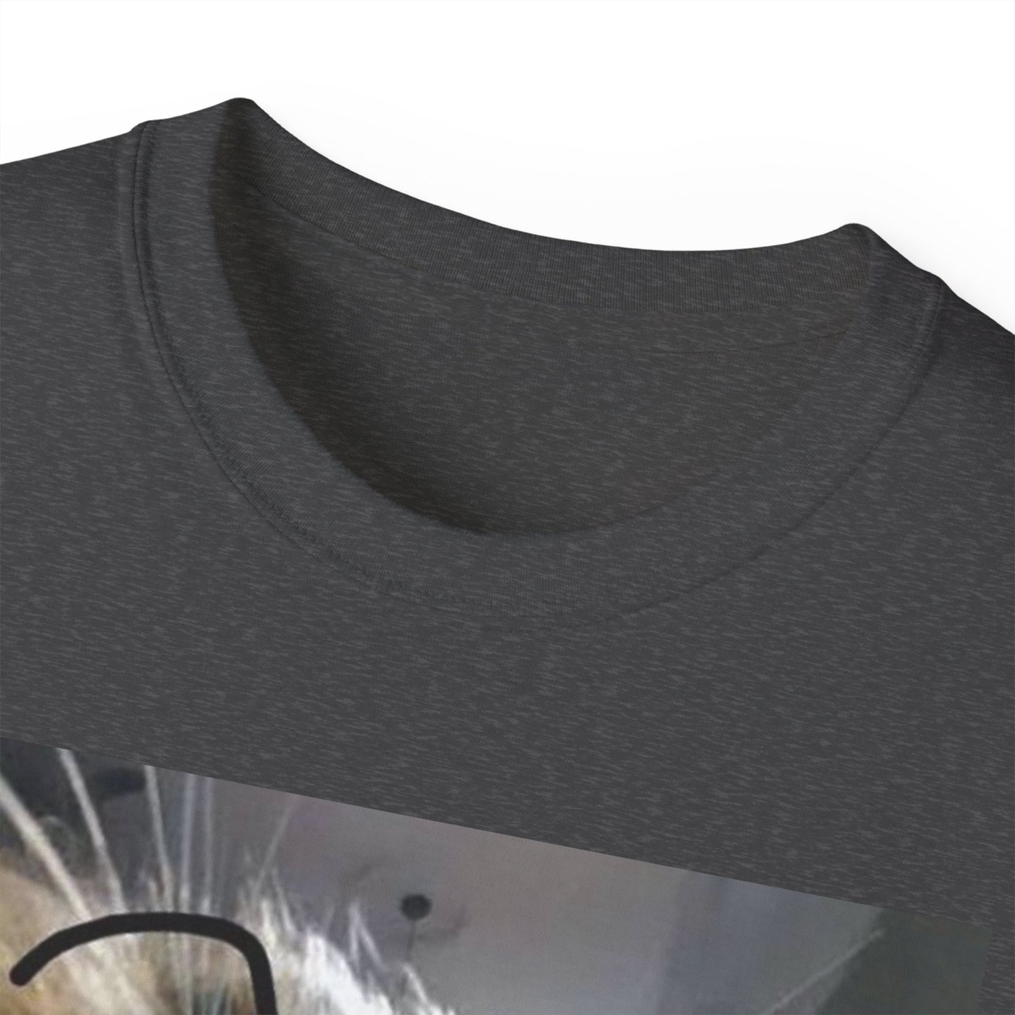 Cat Photo Tee — Close-Up Calico Cat Portrait T-Shirt