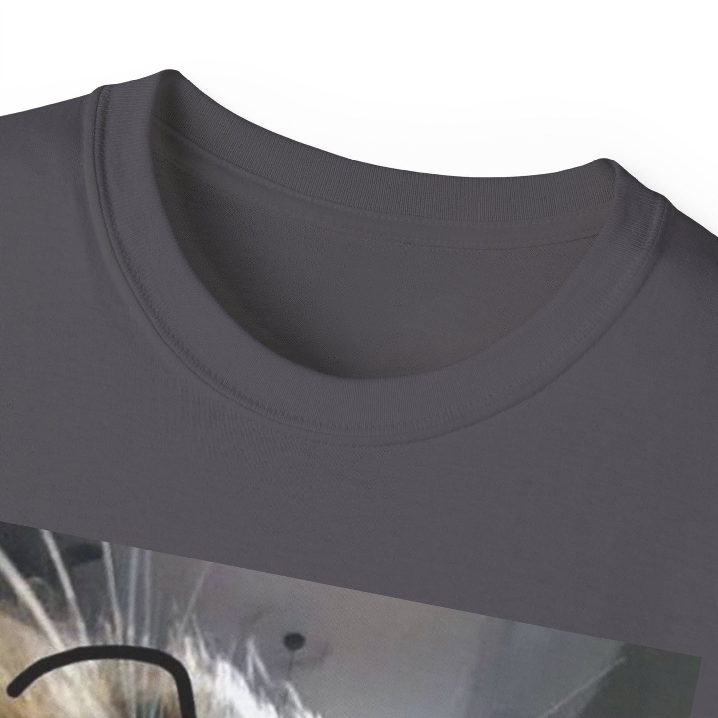 Cat Photo Tee — Close-Up Calico Cat Portrait T-Shirt