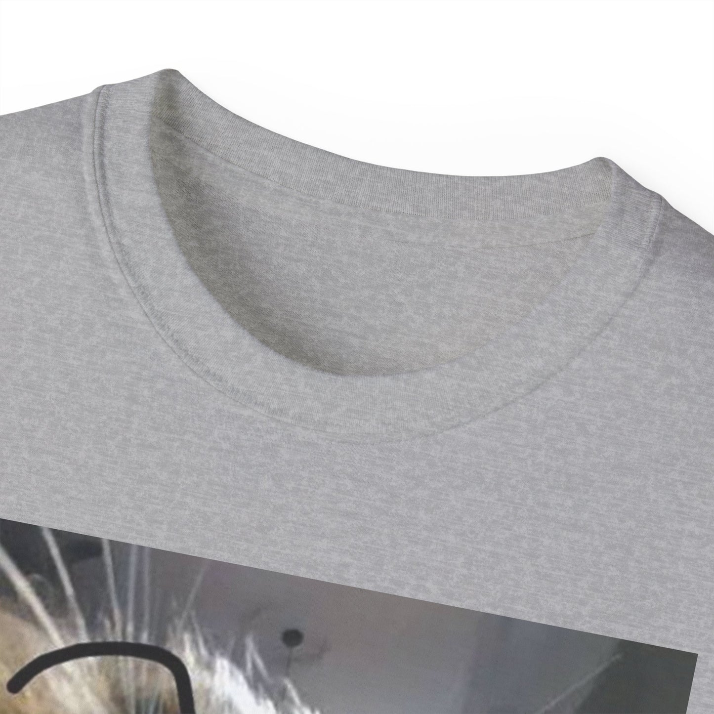 Cat Photo Tee — Close-Up Calico Cat Portrait T-Shirt