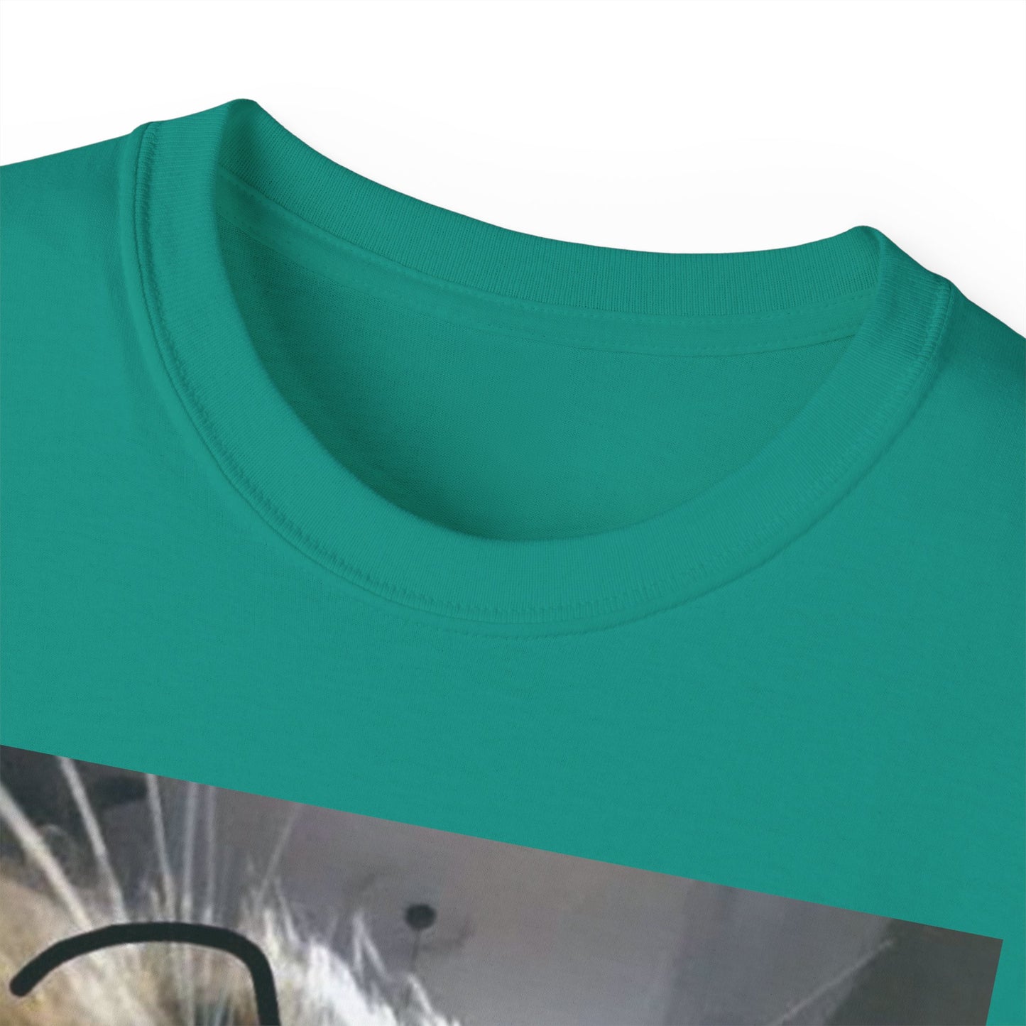 Cat Photo Tee — Close-Up Calico Cat Portrait T-Shirt