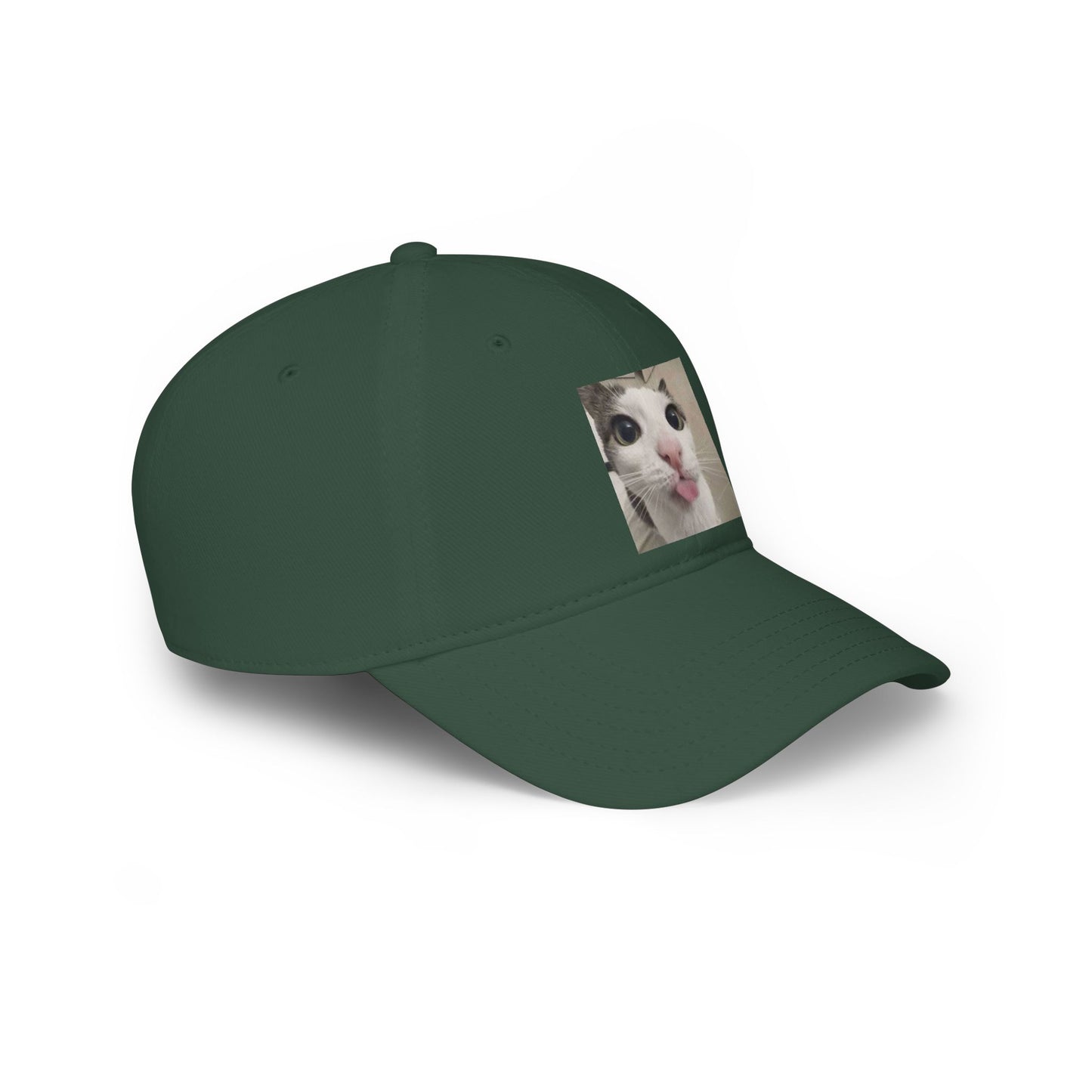 Funny Cat Tongue Baseball Cap – Cute Meme Cat Hat