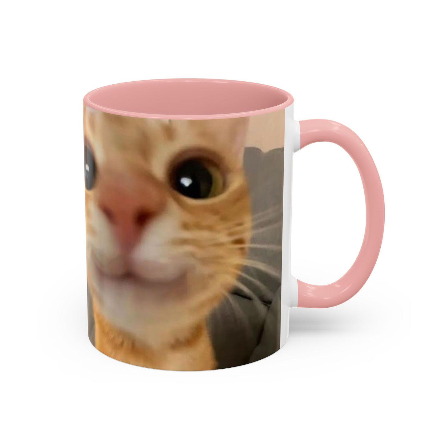 Cute Split-Photo Cat Accent Coffee Mug (11/15oz)