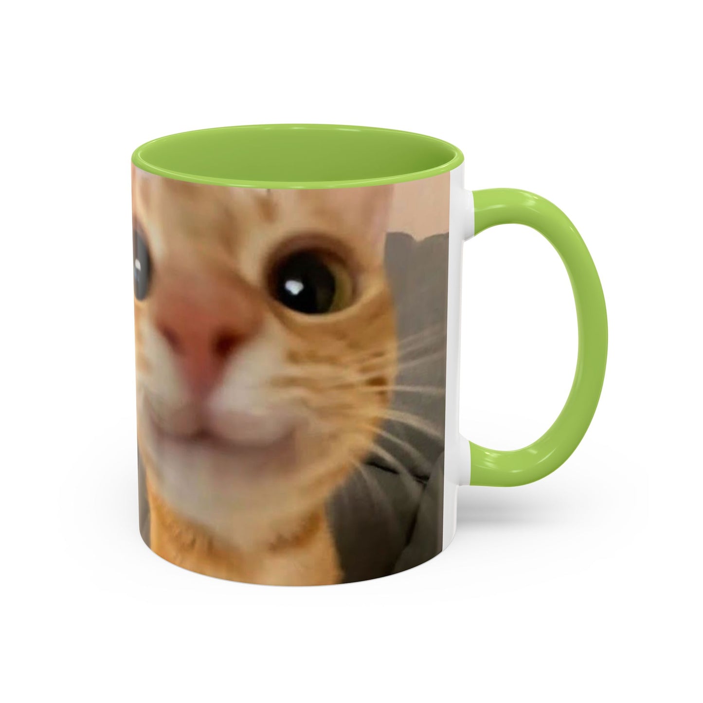 Cute Split-Photo Cat Accent Coffee Mug (11/15oz)