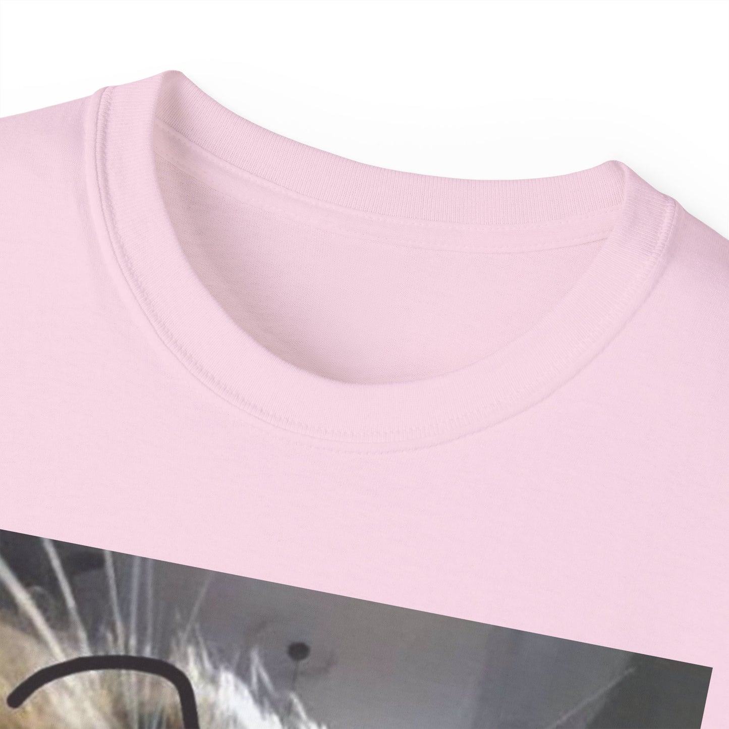 Cat Photo Tee — Close-Up Calico Cat Portrait T-Shirt