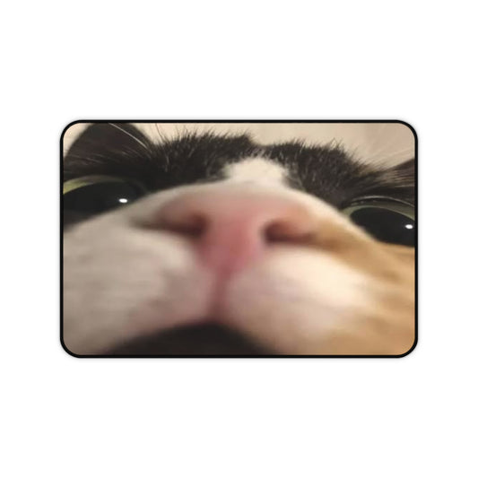Cat Nose Desk Mat – Cute Close-Up Cat Face Mouse Pad